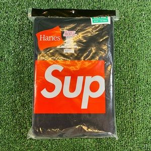 SUPREME 3pack Hanes T-Shirt